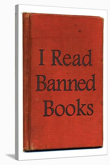 I Read Banned Books Poster Print-null-Stretched Canvas