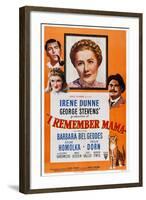 I Remember Mama, Philip Dorn, Barbara Bel Geddes, Irene Dunne, Oskar Homolka, 1948-null-Framed Art Print