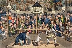 Tom and Jerry Sporting Their Blunt on the Phenomenon Monkey, Jacco Macacco, at the Westminster Pit-I. Robert & George Cruikshank-Laminated Giclee Print