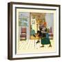 I Said "Out!"-Maud & Miska Petersham-Framed Art Print