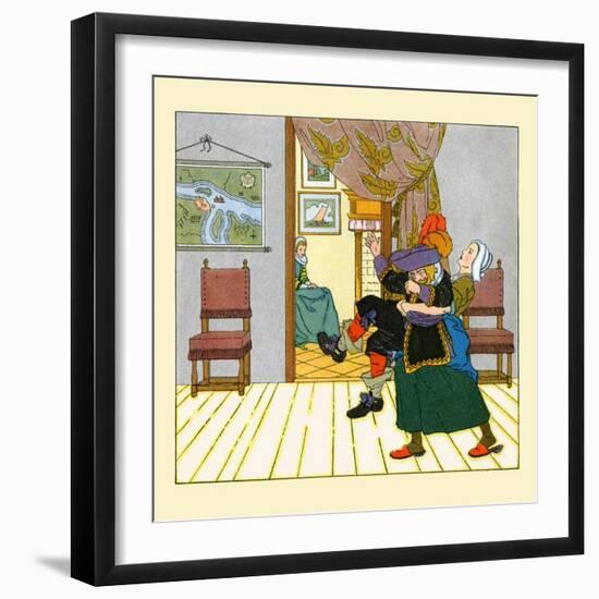 I Said "Out!"-Maud & Miska Petersham-Framed Art Print