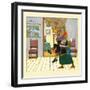 I Said "Out!"-Maud & Miska Petersham-Framed Art Print