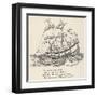 I Saw a Ship A-Sailing-Arthur Rackham-Framed Art Print