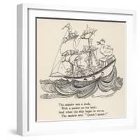 I Saw a Ship A-Sailing-Arthur Rackham-Framed Art Print