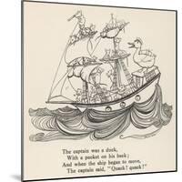 I Saw a Ship A-Sailing-Arthur Rackham-Mounted Art Print