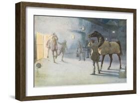 I Saw James Coming Through the Smoke, Leading Ginger-Cecil Aldin-Framed Giclee Print