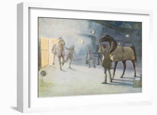 I Saw James Coming Through the Smoke, Leading Ginger-Cecil Aldin-Framed Giclee Print