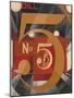 I Saw the Figure 5 in Gold, 1928 (Oil, Graphite, Ink, and Gold Leaf on Paperboard)-Charles Demuth-Mounted Giclee Print