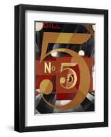 I Saw the Figure 5 in Gold-Charles Demuth-Framed Giclee Print