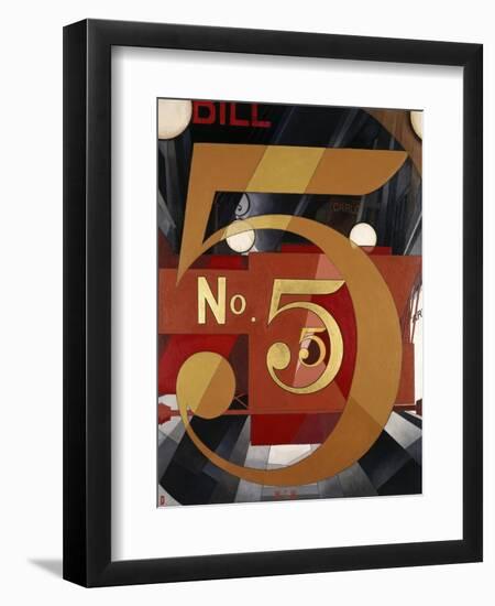 I Saw the Figure 5 in Gold-Charles Demuth-Framed Premium Giclee Print