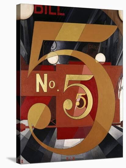 I Saw the Figure 5 in Gold-Charles Demuth-Stretched Canvas