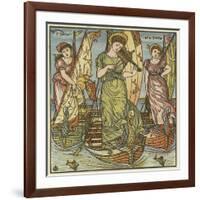 I Saw Three Ships-Walter Crane-Framed Giclee Print