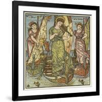 I Saw Three Ships-Walter Crane-Framed Giclee Print