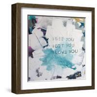 i see you diptych I-Kent Youngstrom-Framed Art Print