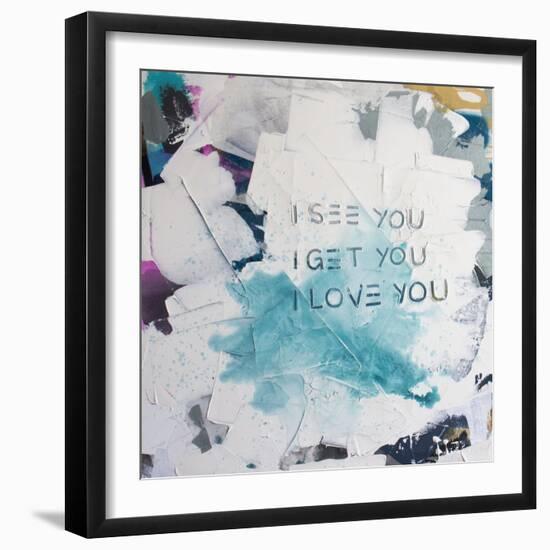 i see you diptych I-Kent Youngstrom-Framed Art Print