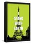 I Stand With Earth-null-Framed Poster