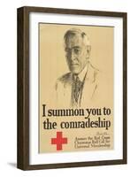 "I Summon You to Comradeship", 1918-null-Framed Giclee Print