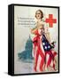 I Summon You to Comradeship in the Red Cross, 1st World War Poster, 1918-Harrison Fisher-Framed Stretched Canvas