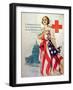 I Summon You to Comradeship in the Red Cross, 1st World War Poster, 1918-Harrison Fisher-Framed Giclee Print
