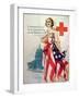 I Summon You to Comradeship in the Red Cross, 1st World War Poster, 1918-Harrison Fisher-Framed Giclee Print