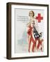 I Summon You to Comradeship in the Red Cross Poster-Harrison Fisher-Framed Giclee Print