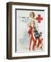 I Summon You to Comradeship in the Red Cross Poster-Harrison Fisher-Framed Giclee Print