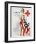 I Summon You to Comradeship in the Red Cross Poster-Harrison Fisher-Framed Giclee Print