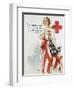 I Summon You to Comradeship in the Red Cross Poster-Harrison Fisher-Framed Giclee Print