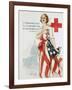 I Summon You to Comradeship in the Red Cross Poster-Harrison Fisher-Framed Giclee Print