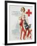 I Summon You to Comradeship in the Red Cross Poster-Harrison Fisher-Framed Giclee Print