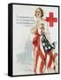 I Summon You to Comradeship in the Red Cross Poster-Harrison Fisher-Framed Stretched Canvas