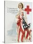 I Summon You to Comradeship in the Red Cross Poster-Harrison Fisher-Stretched Canvas