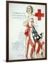 I Summon You to Comradeship in the Red Cross, Woodrow Wilson-Harrison Fisher-Framed Art Print