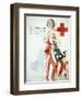 I Summon You to Comradeship in the Red Cross, Woodrow Wilson-Harrison Fisher-Framed Art Print