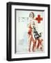 I Summon You to Comradeship in the Red Cross, Woodrow Wilson-Harrison Fisher-Framed Art Print