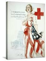 I Summon You to Comradeship in the Red Cross, Woodrow Wilson-Harrison Fisher-Stretched Canvas