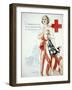 I Summon You to Comradeship in the Red Cross, Woodrow Wilson-Harrison Fisher-Framed Art Print