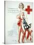 I Summon You to Comradeship in the Red Cross, Woodrow Wilson-Harrison Fisher-Stretched Canvas