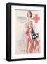 I Summon You To Comradeship In The Red Cross-Harrison Fisher-Framed Premium Giclee Print