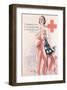 I Summon You To Comradeship In The Red Cross-Harrison Fisher-Framed Premium Giclee Print