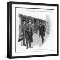 I Suppose You are the Detectives from London? Said He-null-Framed Art Print