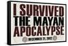 I Survived the Mayan Apocalypse 12/21/2012-null-Framed Stretched Canvas