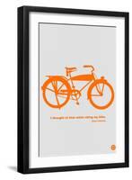 I Thought Of That While Riding My Bike-NaxArt-Framed Art Print