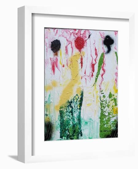 I-Threes-Ikahl Beckford-Framed Giclee Print