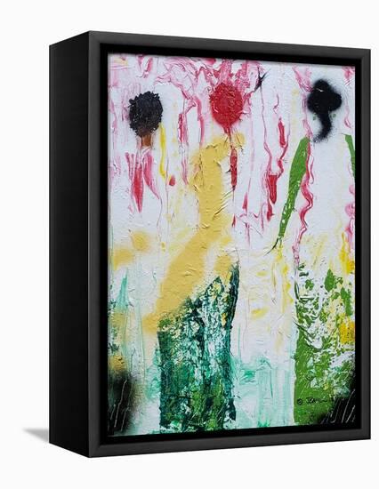 I-Threes-Ikahl Beckford-Framed Stretched Canvas