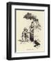 I Threw Myself at Her Feet-René Bull-Framed Giclee Print