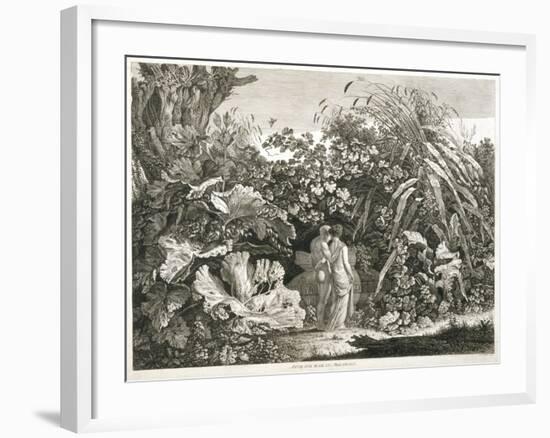 I Too Was in Arcadia, 1801 (Etching)-Carl Wilhelm Kolbe-Framed Giclee Print