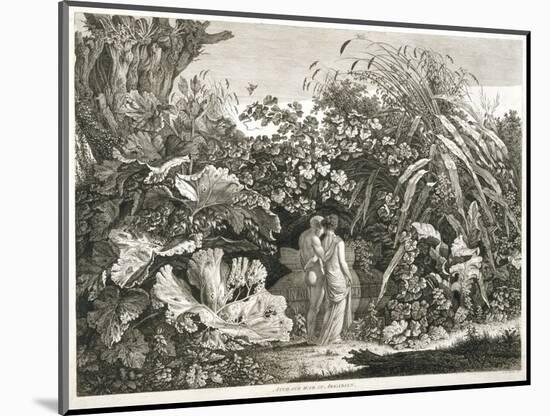 I Too Was in Arcadia, 1801 (Etching)-Carl Wilhelm Kolbe-Mounted Giclee Print