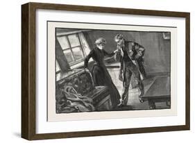 I Took Her Hand and Lifted it to My Lips-William Heysham Overend-Framed Giclee Print