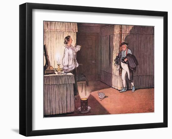 I Trust Ma'Am, Resumed Mr Pickwick, That My Unblemished Character and.."-Cecil Aldin-Framed Giclee Print